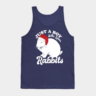 Just a boy who loves Rabbits Tank Top